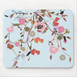 Alfombrilla De Ratón Mousepad floral