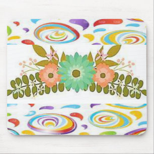 Alfombrilla De Ratón Mousepad Floral