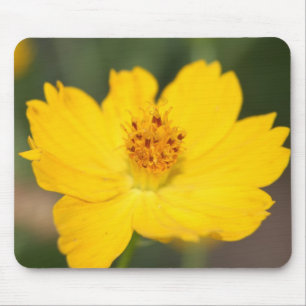 Alfombrilla De Ratón Mousepad floral amarillo