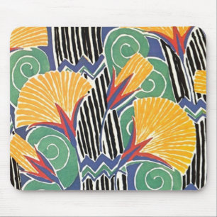 Alfombrilla De Ratón Mousepad floral Art Déco y salvaje