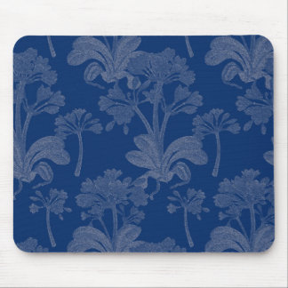 Alfombrilla De Ratón Mousepad floral azul