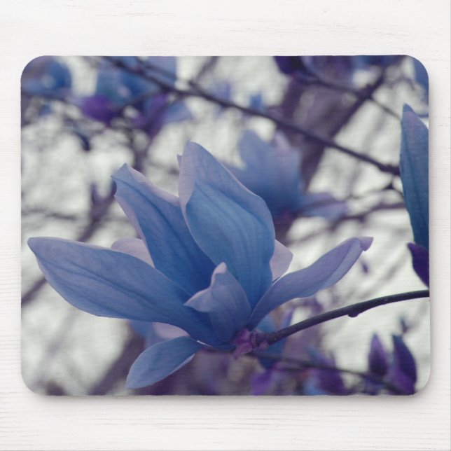 Alfombrilla De Ratón Mousepad floral de la Magnolia japonesa (Frente)