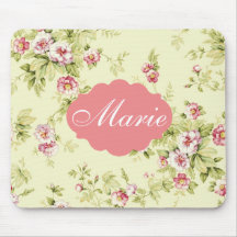 Mousepad floral elegante