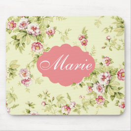 Alfombrilla De Ratón Mousepad floral elegante