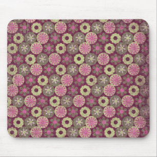 Alfombrilla De Ratón Mousepad floral enrrollado