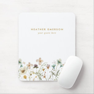 Alfombrilla De Ratón Mousepad floral moderno