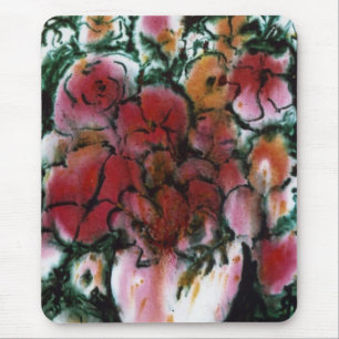 Alfombrilla De Ratón Mousepad floral "Pink Vase"