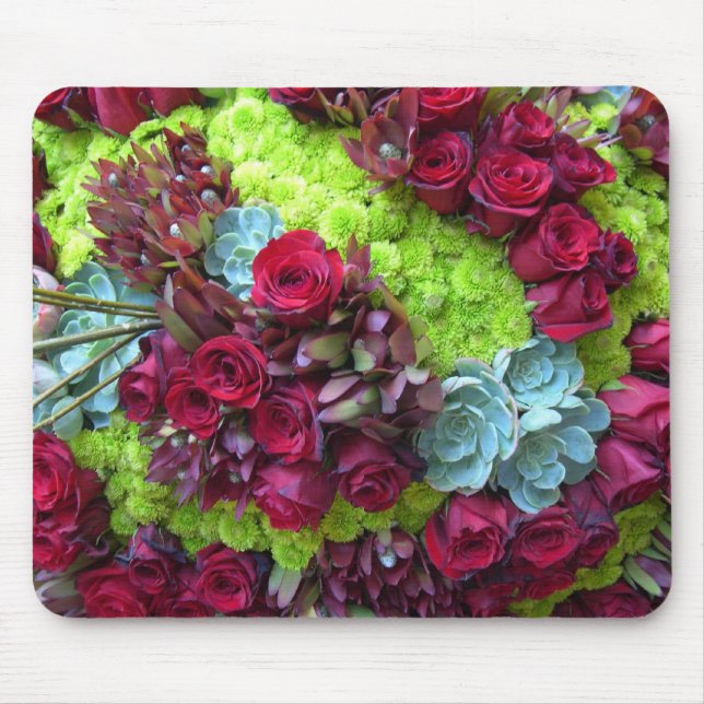 Alfombrilla De Ratón Mousepad floral vivo (Frente)