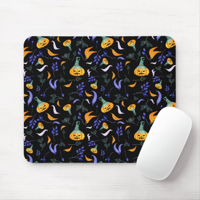 Alfombrilla De Ratón Mousepad forestal de Halloween (Con ratón)