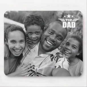 Alfombrilla De Ratón Mousepad fotográfico de papá superior  Papá Person