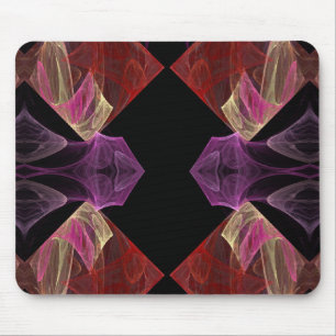 Alfombrilla De Ratón Mousepad Fractal Rojo y Púrpura