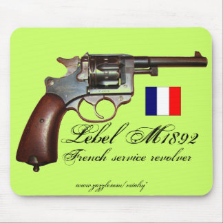 Alfombrilla De Ratón Mousepad francés antiguo fresco del revólver de