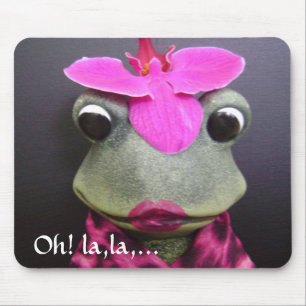 Alfombrilla De Ratón Mousepad francés de la rana