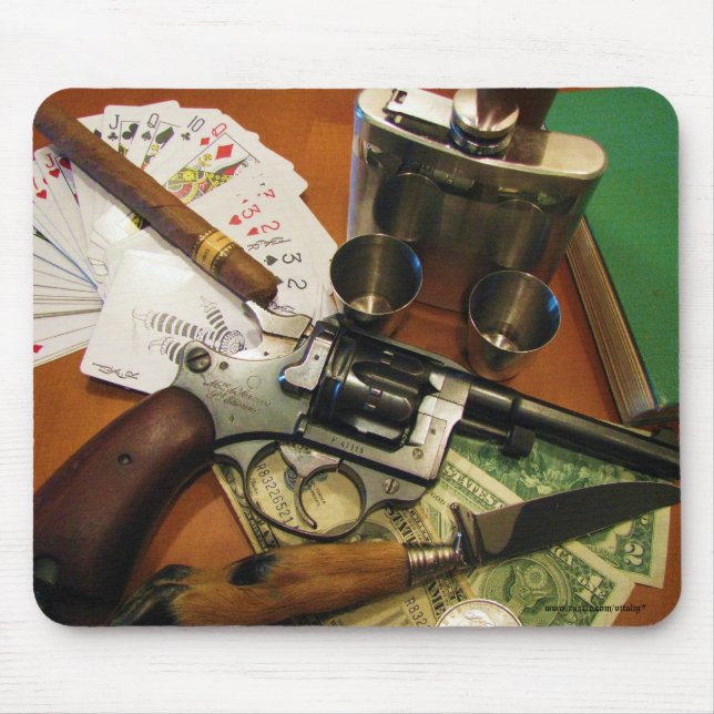 Alfombrilla De Ratón Mousepad fresco del arma (Frente)