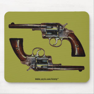 Alfombrilla De Ratón Mousepad fresco del revólver