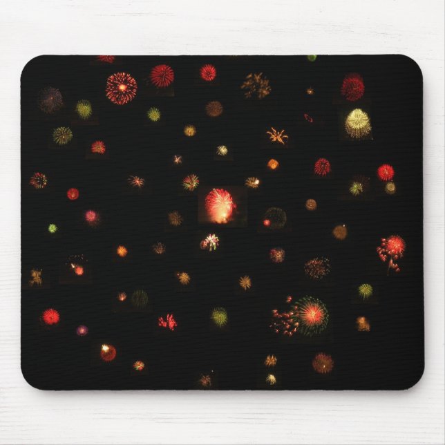 Alfombrilla De Ratón Mousepad - Fuegos artificiales (Frente)