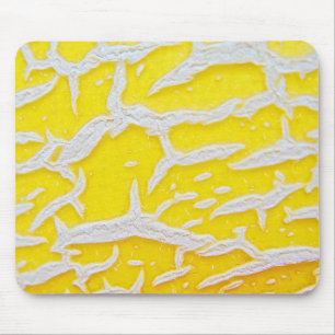 Alfombrilla De Ratón Mousepad gelb-graues Melonenmuster