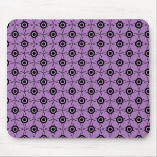 Alfombrilla De Ratón Mousepad geométrico de funk retro, lavanda