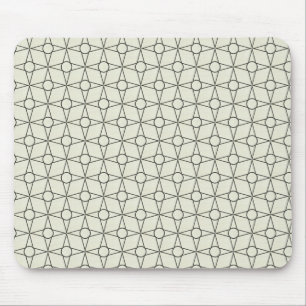 Alfombrilla De Ratón Mousepad Geométrico De Funk Vintage, Marfil