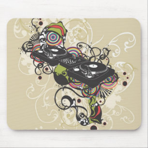 Alfombrilla De Ratón Mousepad girable DJ