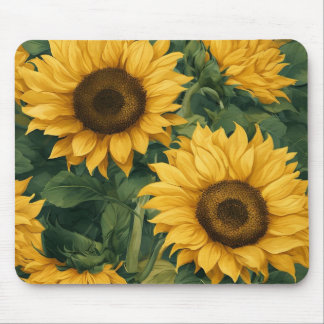 Alfombrilla De Ratón Mousepad girasol