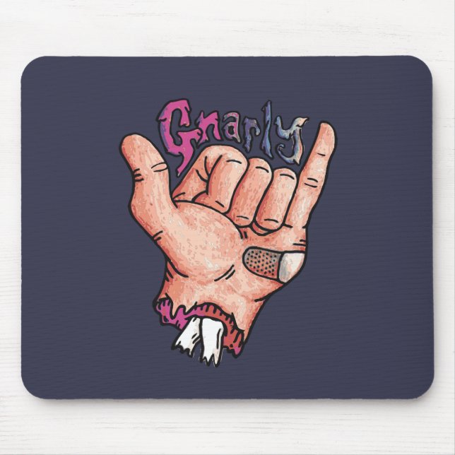 Alfombrilla De Ratón Mousepad Gnarly (Frente)