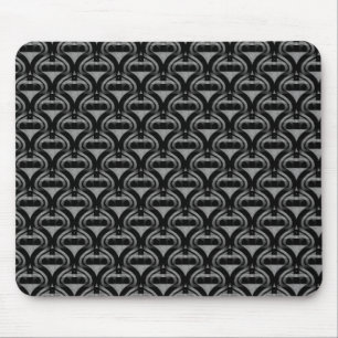 Alfombrilla De Ratón Mousepad Guay Retro negro y gris