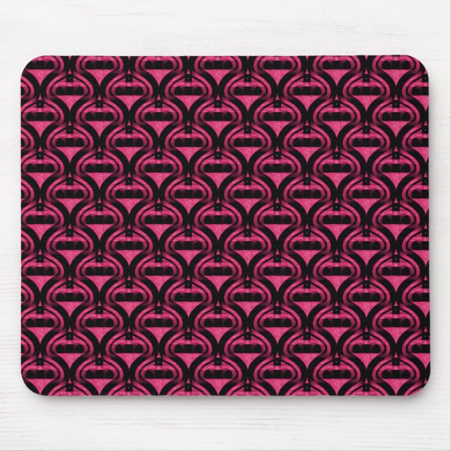 Alfombrilla De Ratón Mousepad Guay Retro rosa (Frente)