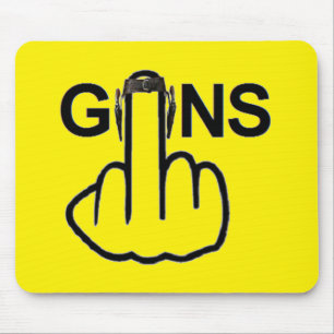 Alfombrilla De Ratón Mousepad Guns Flip