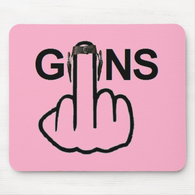 Alfombrilla De Ratón Mousepad Guns Flip (Frente)