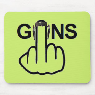 Alfombrilla De Ratón Mousepad Guns Flip