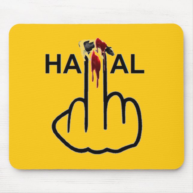 Alfombrilla De Ratón Mousepad Halal Flip (Frente)