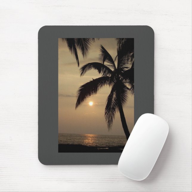 Alfombrilla De Ratón Mousepad hawaiano Sunset (Con ratón)