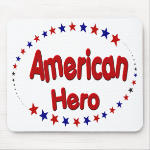 Alfombrilla De Ratón Mousepad, héroe americano