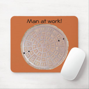 Alfombrilla De Ratón Mousepad - hombre en el trabajo (boca)