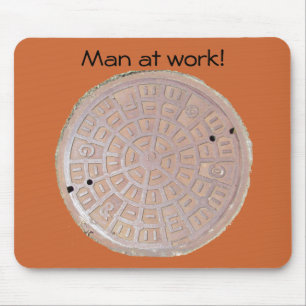 Alfombrilla De Ratón Mousepad - hombre en el trabajo (boca)