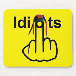 Alfombrilla De Ratón Mousepad Idiots Flip
