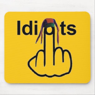 Alfombrilla De Ratón Mousepad Idiots Flip