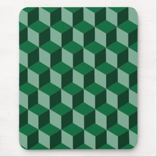 Alfombrilla De Ratón Mousepad - Ilusión de bloques de construcción 3d