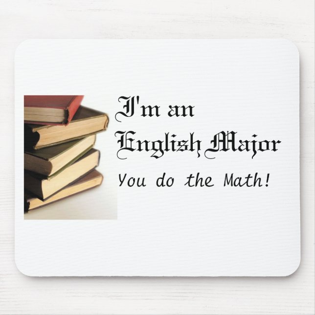 Alfombrilla De Ratón Mousepad importante inglés (Frente)