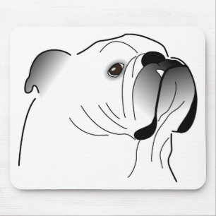 Alfombrilla De Ratón Mousepad inglés del bulldog