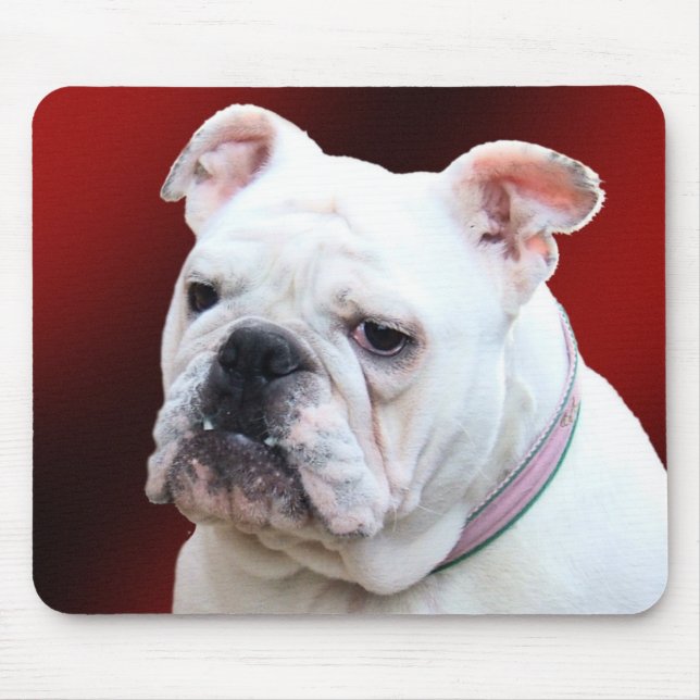 Alfombrilla De Ratón Mousepad inglés del bulldog 2 (Frente)