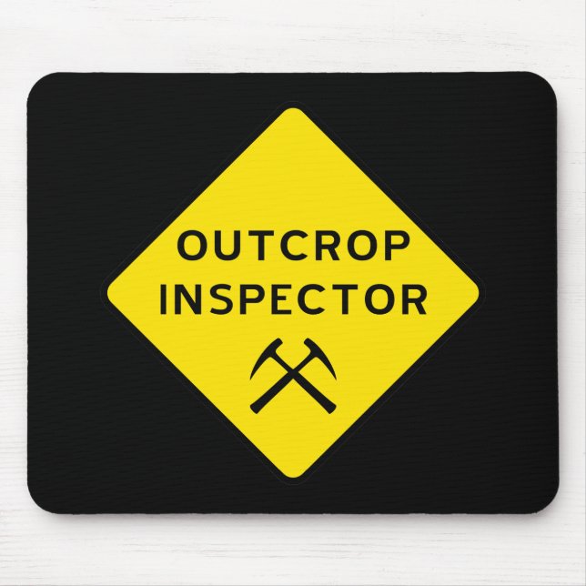 Alfombrilla De Ratón Mousepad, inspector de cultivos comerciales (Frente)