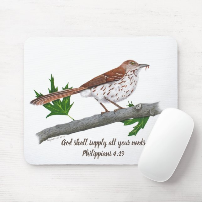 Alfombrilla De Ratón Mousepad Inspirador de Thrasher Marrón (Con ratón)