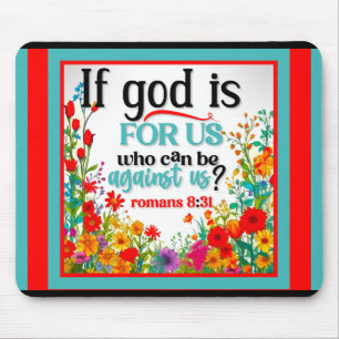 Alfombrilla De Ratón Mousepad Inspirador floral retro