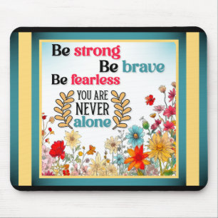 Alfombrilla De Ratón Mousepad Inspirador floral retro