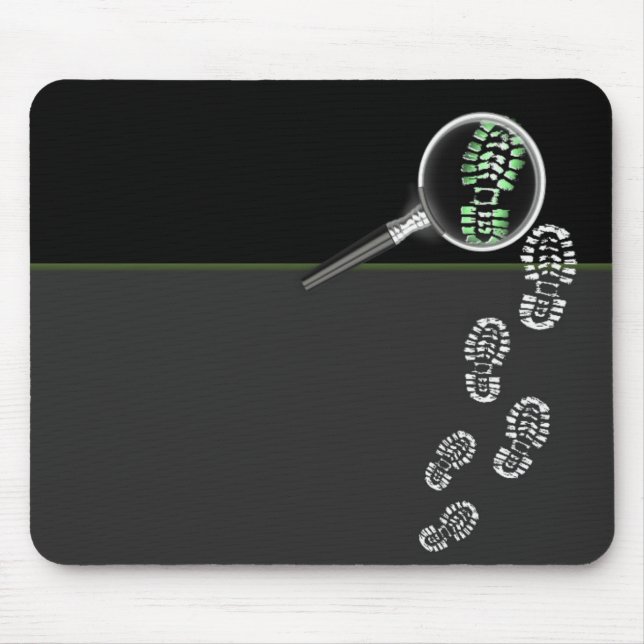 Alfombrilla De Ratón Mousepad, investigador de la escena del crimen (Frente)