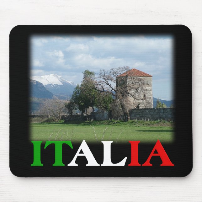 Alfombrilla De Ratón Mousepad Italia (Frente)