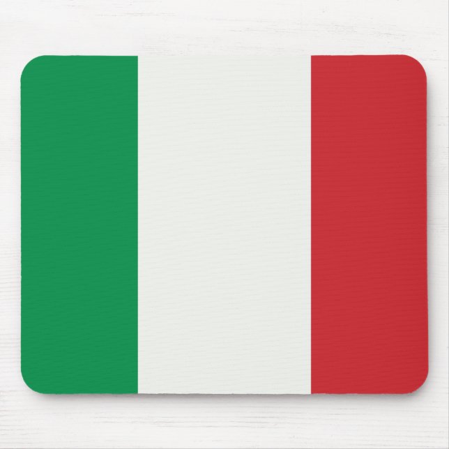 Alfombrilla De Ratón Mousepad Italia estandarte (Frente)