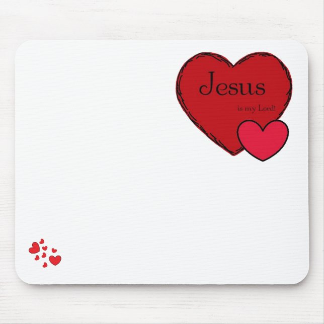 Alfombrilla De Ratón Mousepad "¡Jesús es mi Señor!" (Frente)
